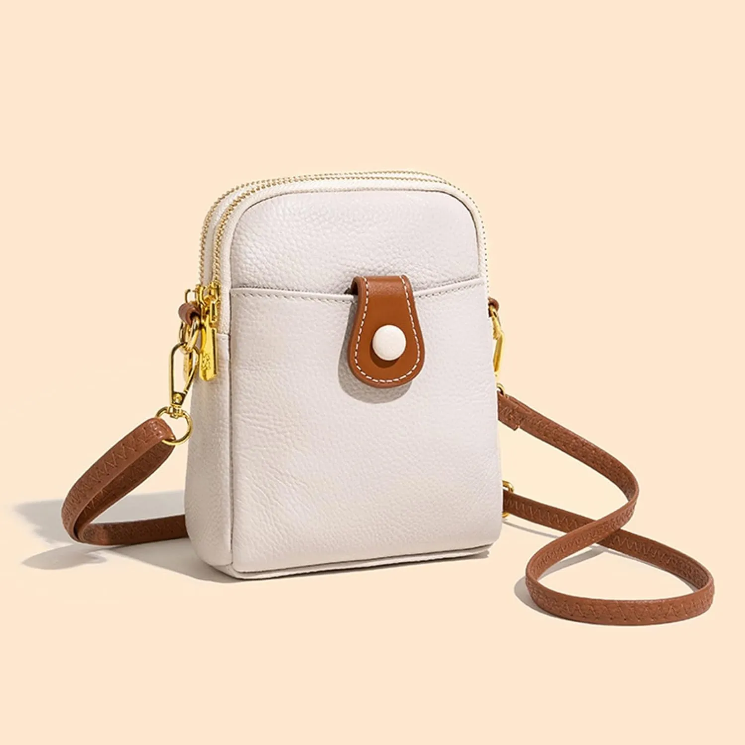 Fashion Unisex Large Capacity Bag Fashion Portable Shoulder Bags Messenger Bags Shoulder Bag for Women (White, One Size)