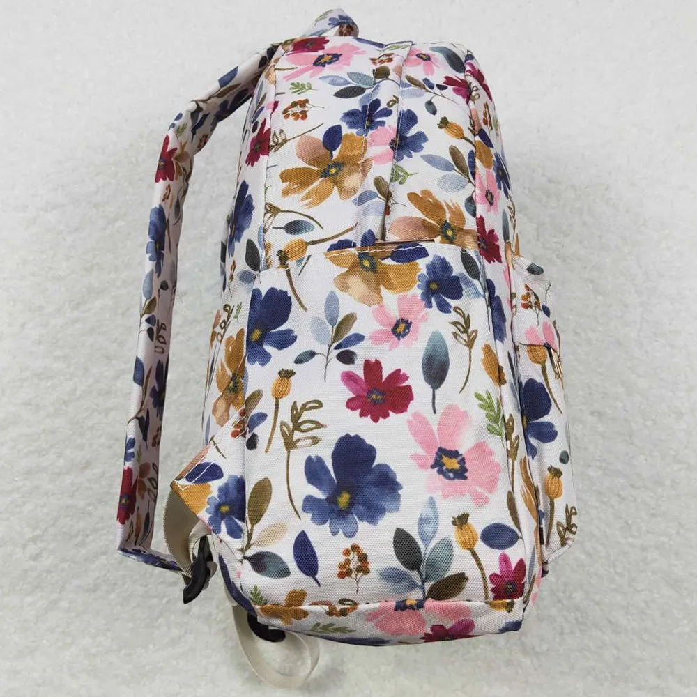 Flower Print Girls Backpacks BA0143