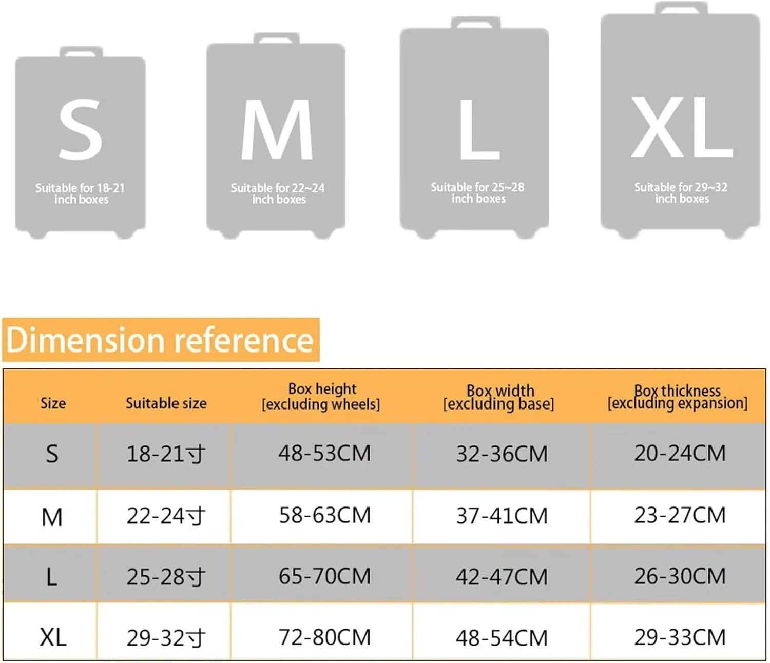 FOR U DESIGNS Carryon Luggage Cover 18-21 Inch Compact Travel Protector Sleeve for Weekend Trips Overnight Bag Protection Summer Beach Theme Washable