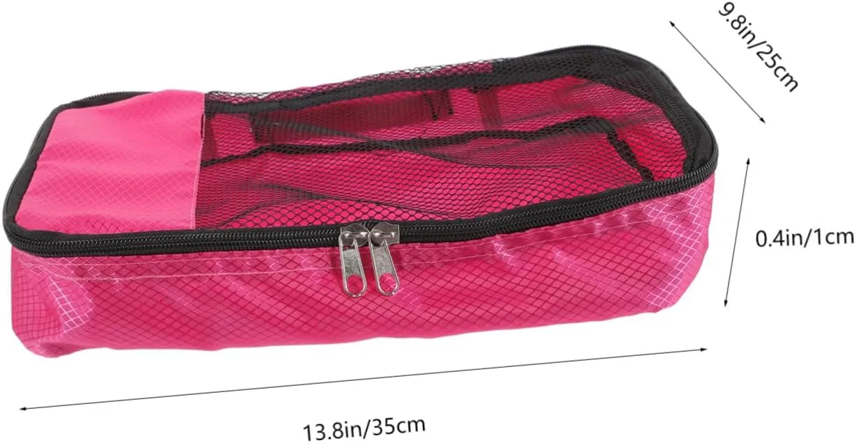FRCOLOR Packing Bags for Suitcases Travel Organizer Compression Travel Bags Mesh Pouch 3-pack