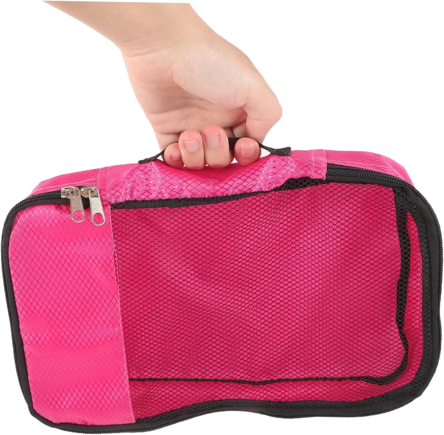 FRCOLOR Packing Bags for Suitcases Travel Organizer Compression Travel Bags Mesh Pouch 3-pack
