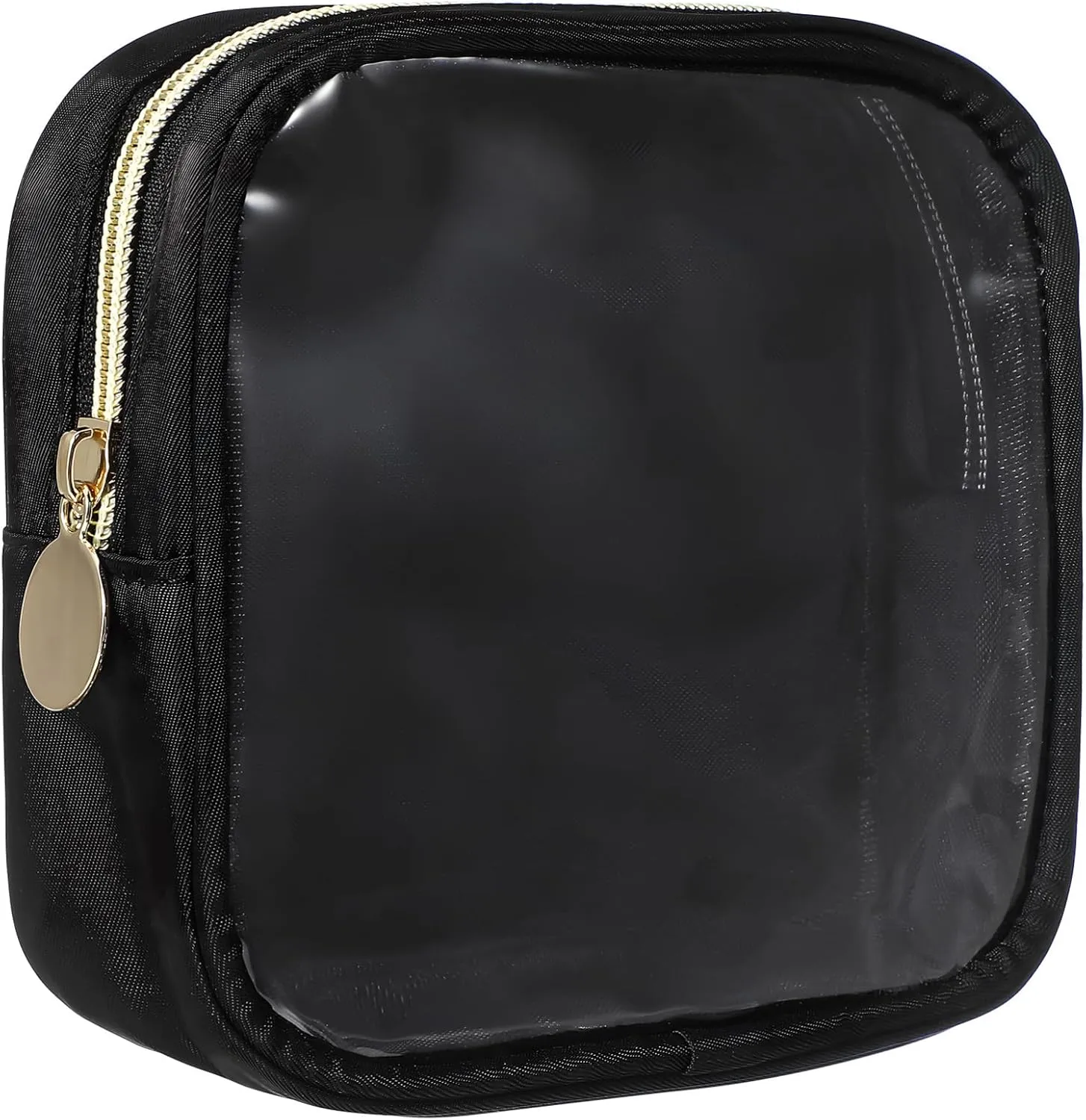 FRCOLOR Travel Toiletry Bag Small Zipper Pouch Compact Makeup Organizer Mini Travel Pouch Portable Cosmetics Bag for Women