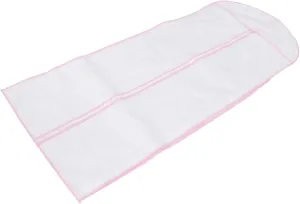 GLEAVI 1Pc Nonwoven Wedding Dress Cover Bag Protective Garment Storage for Bridal Gowns Long Trim for Preventing Wrinkles and Versatile Use