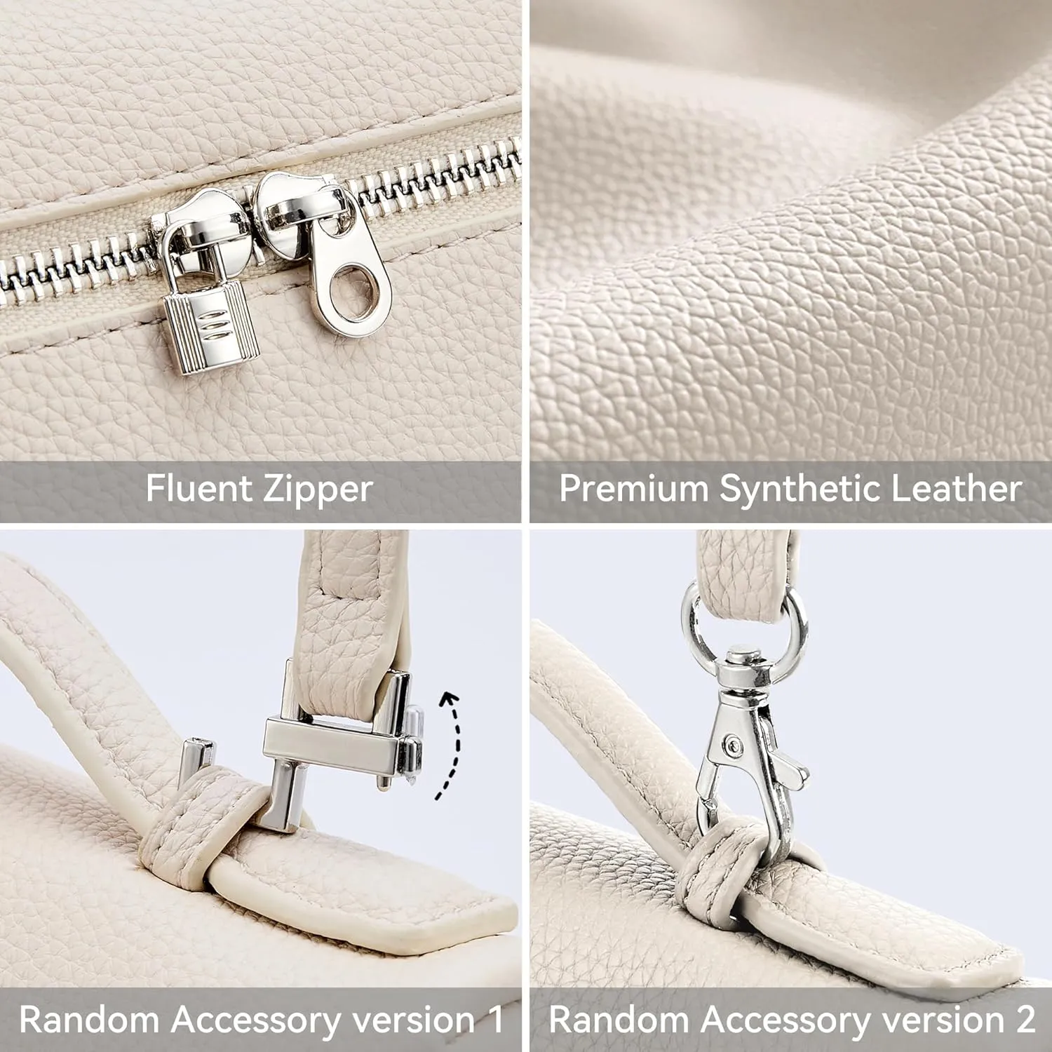 KALIDI Crossbody Bag for Women Small Top-Handle Pouch Designer Shoulder Handbag Quiet Luxury Leather Trendy Purse