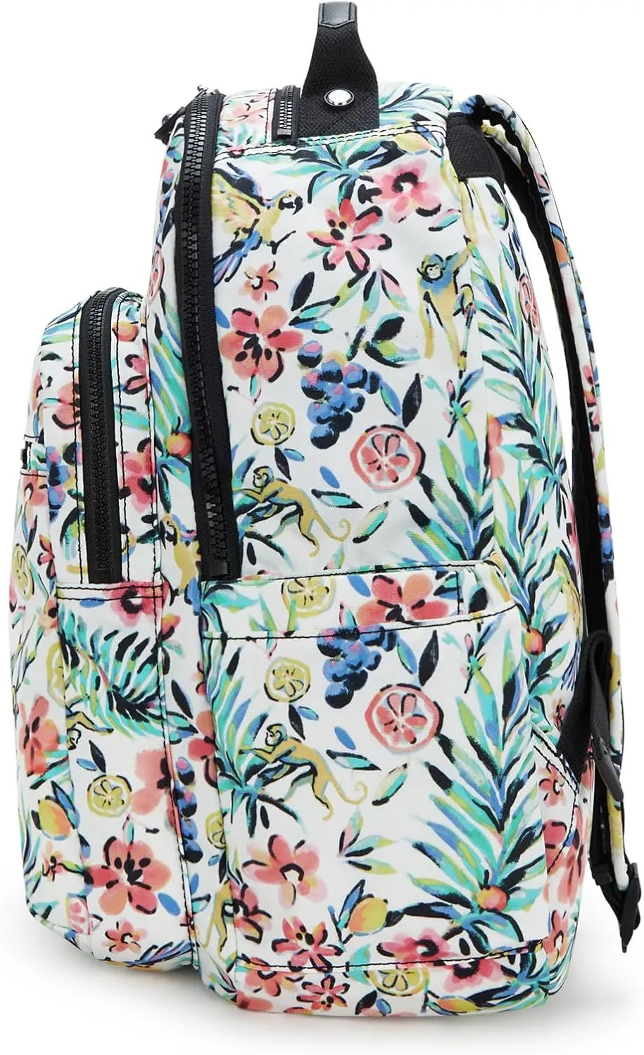 Kipling Women's Seoul Prt 15" Laptop Backpack, Durable, Roomy with Padded Shoulder Straps, Built-In Protective Sleeve