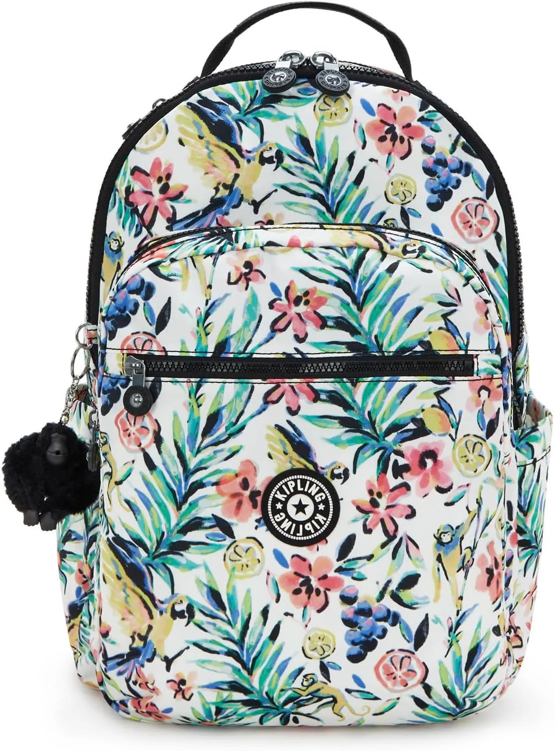 Kipling Women's Seoul Prt 15" Laptop Backpack, Durable, Roomy with Padded Shoulder Straps, Built-In Protective Sleeve