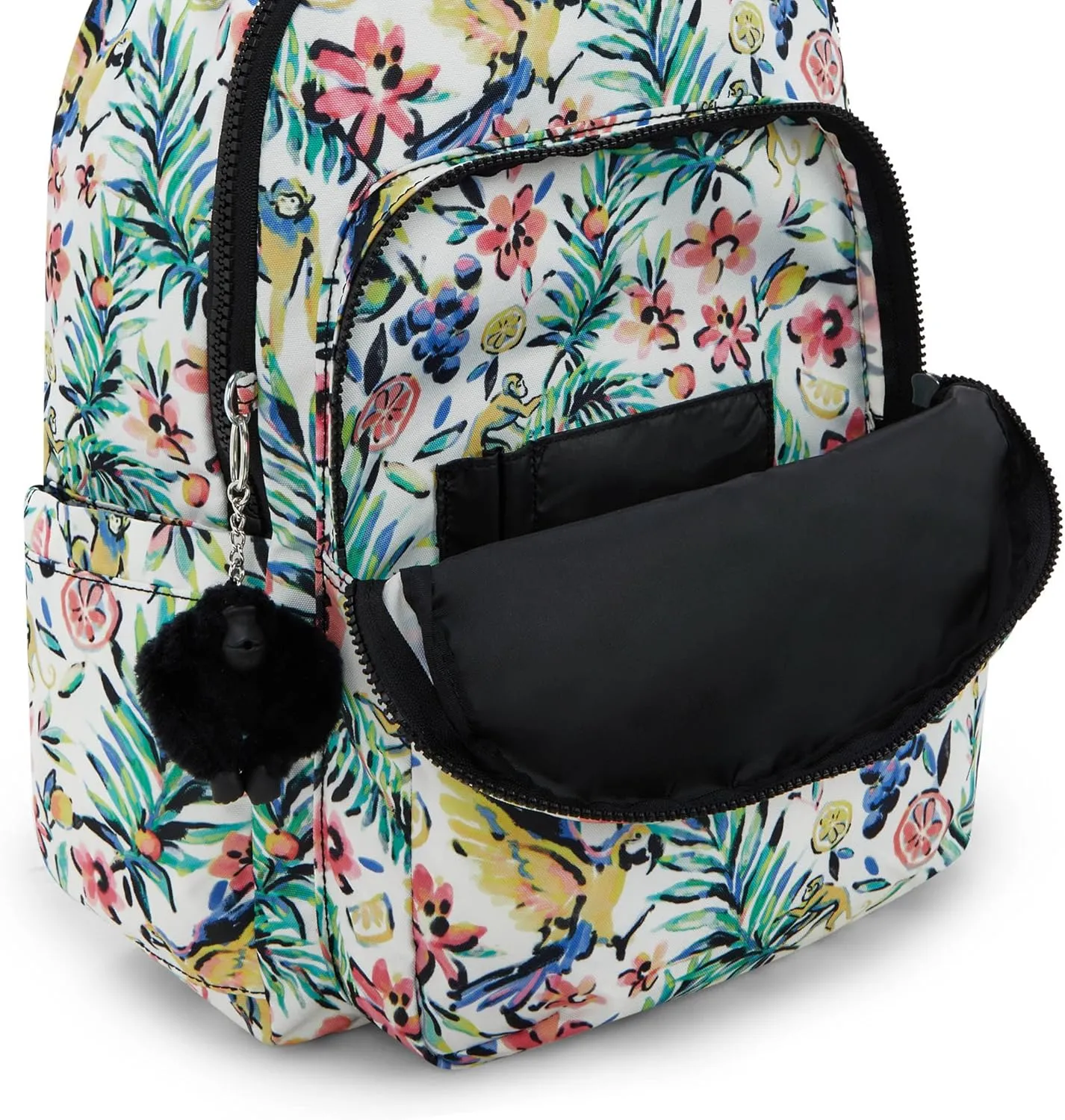 Kipling Women's Seoul Prt 15" Laptop Backpack, Durable, Roomy with Padded Shoulder Straps, Built-In Protective Sleeve