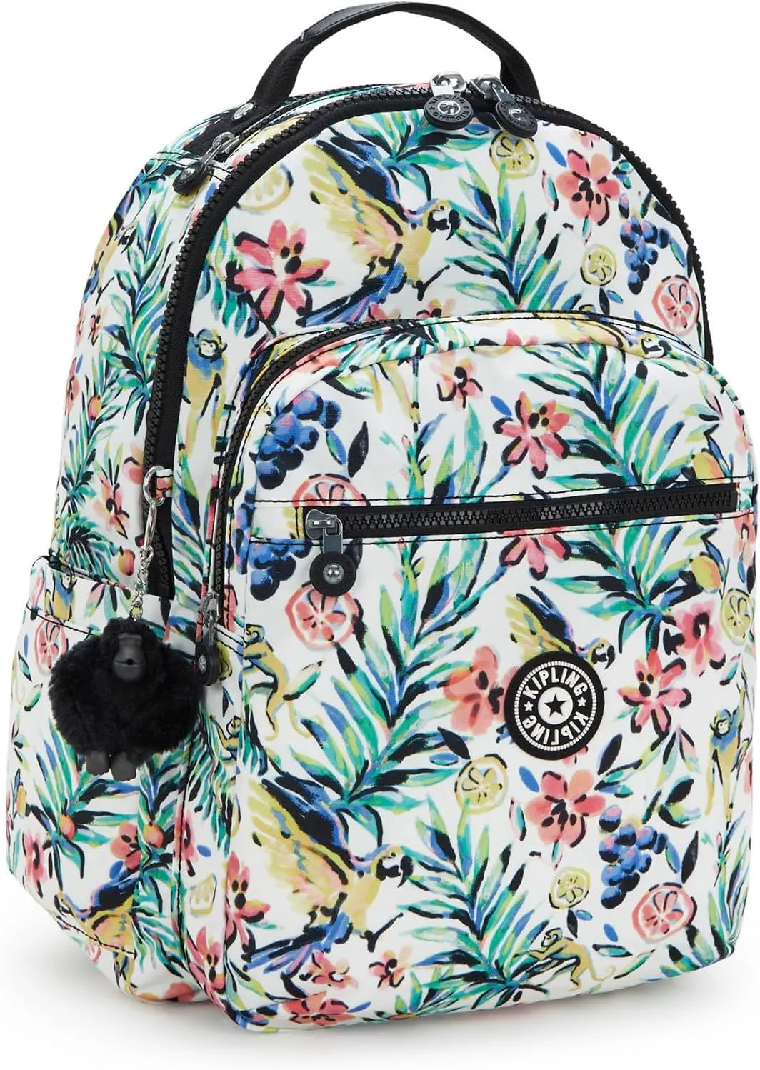 Kipling Women's Seoul Prt 15" Laptop Backpack, Durable, Roomy with Padded Shoulder Straps, Built-In Protective Sleeve