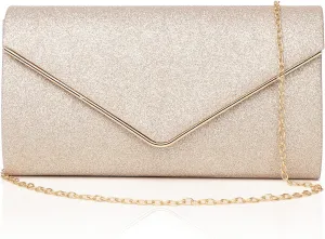 Labair Shining Envelope Clutch Purses for Women Evening Purses and Clutches For Wedding Party.