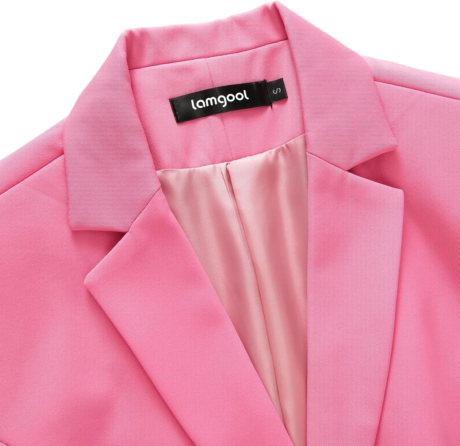 Lamgool Women's Business Skirt Suit Set 2 Piece Office Outfits Notched Lapel Blazer and Pencil Skirt