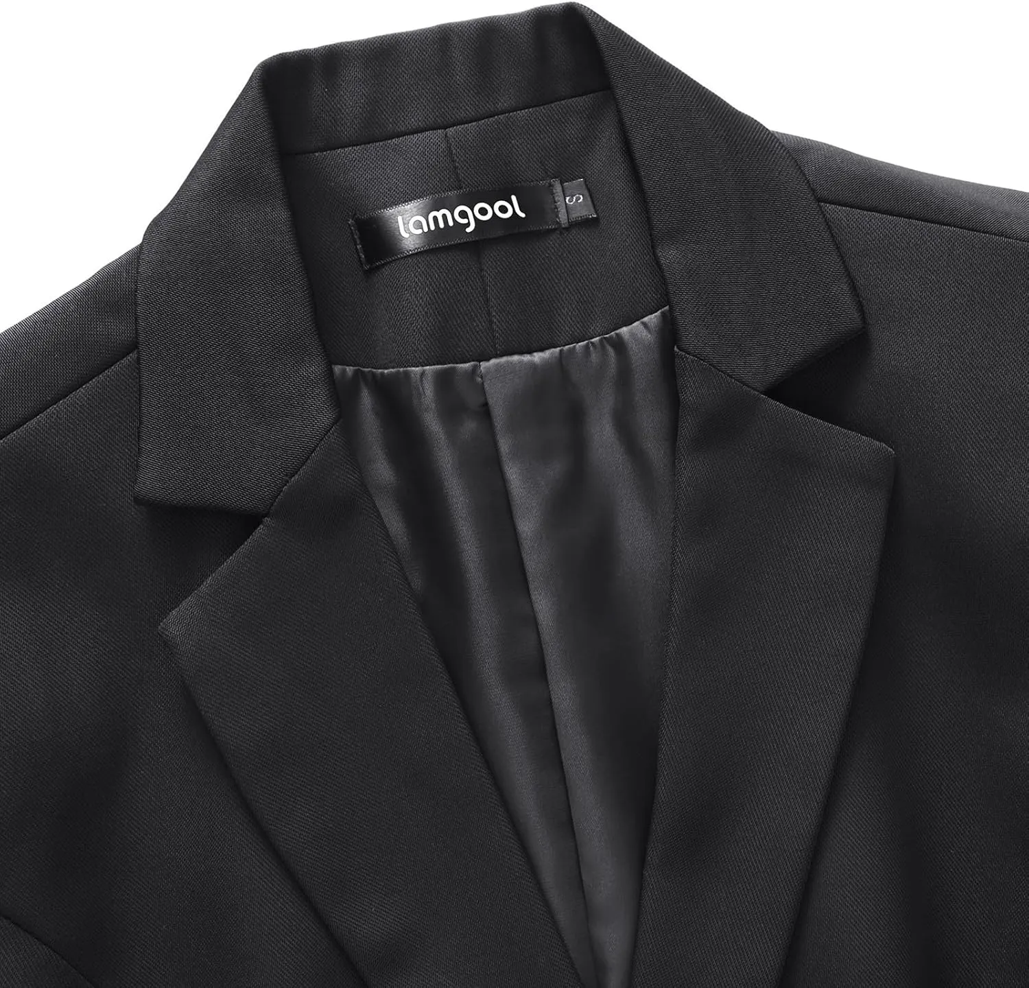 Lamgool Women's Business Skirt Suit Set 2 Piece Office Outfits Notched Lapel Blazer and Pencil Skirt