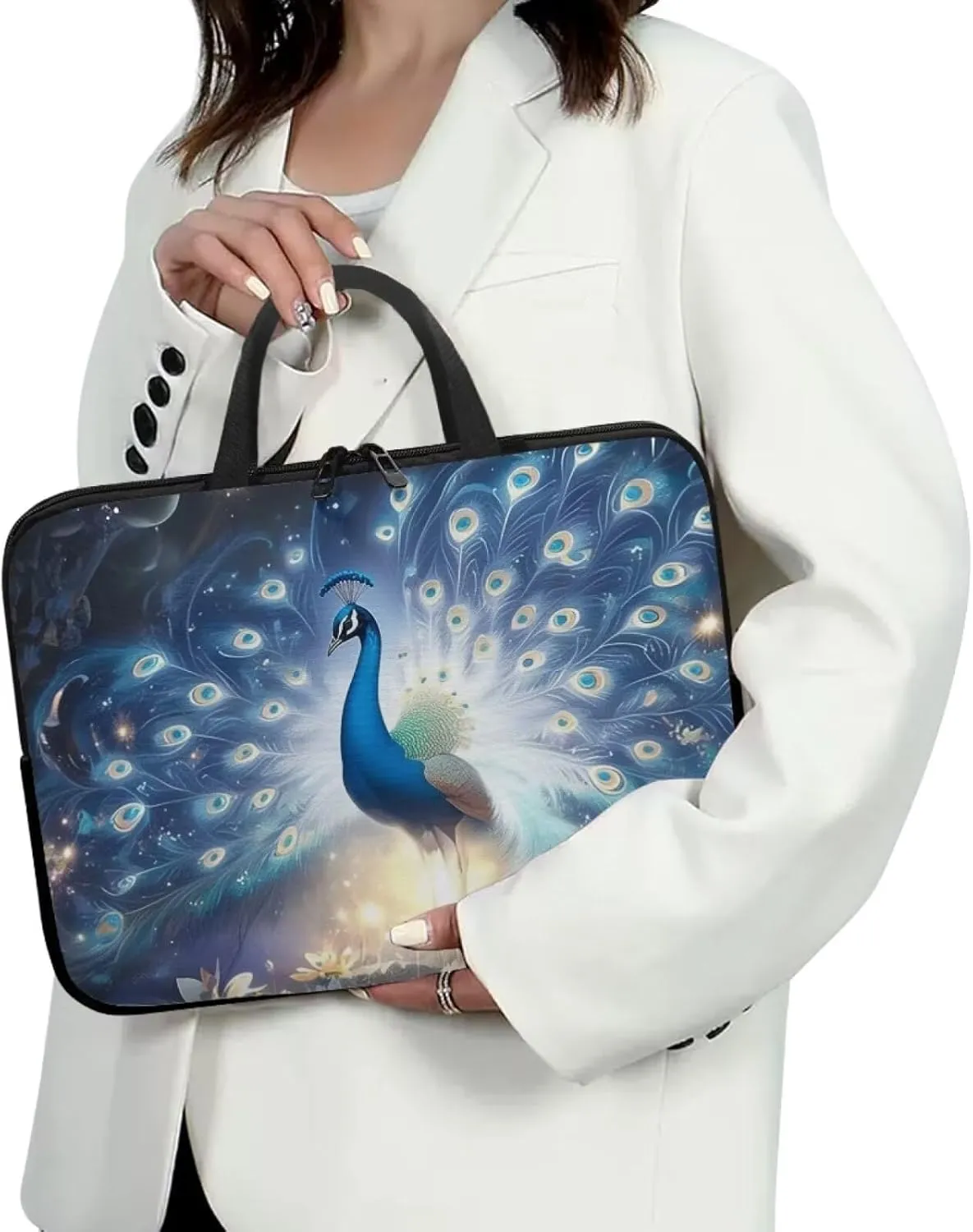 Laptop Bag for Men Women Tote Work Professional Computer Briefcase Waterproof Handbag Large