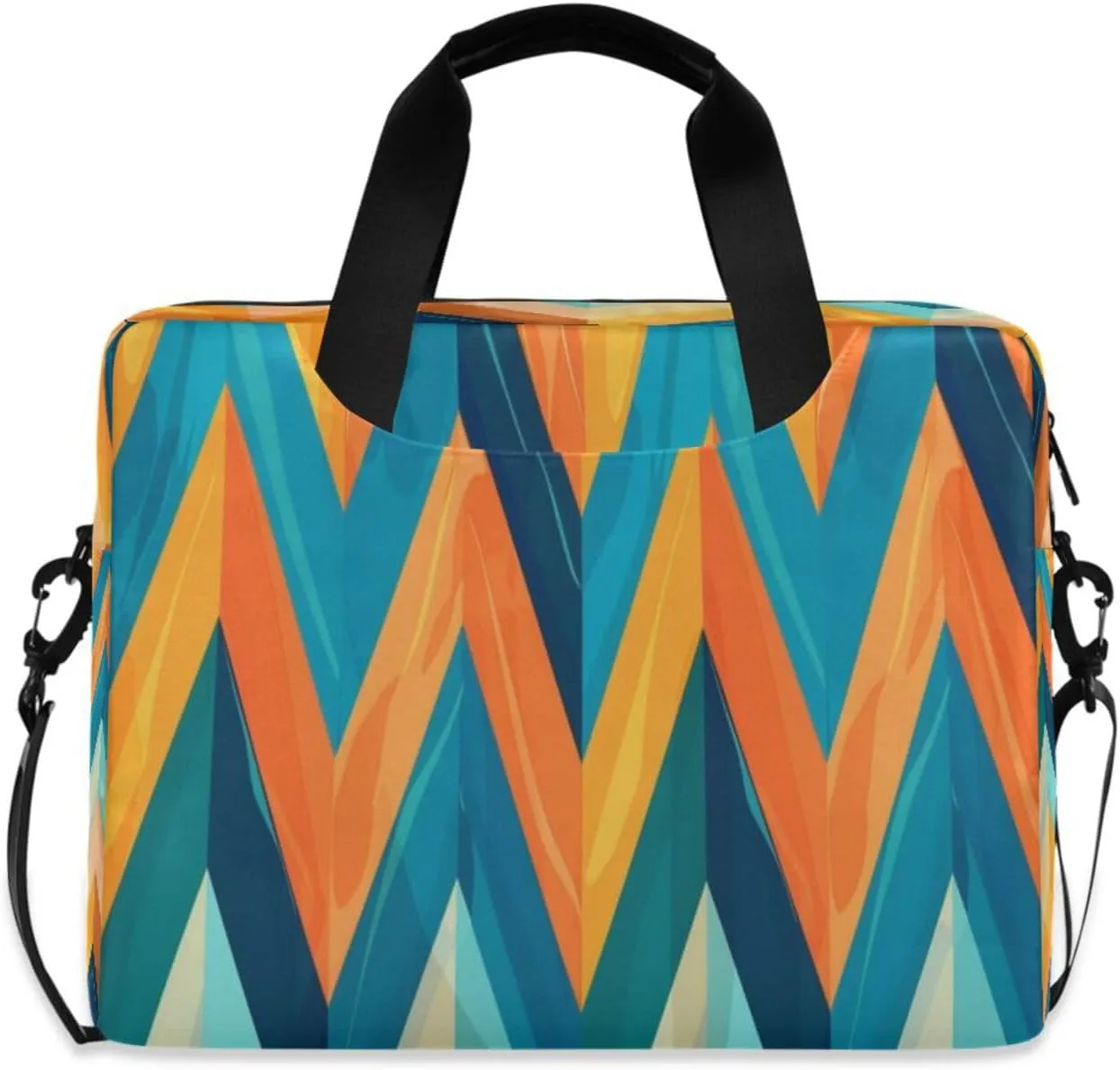 Laptop Bag for Women - Fits 16 inch with Laptop Compartment Carrying Messenger Sleeve with Strap Professional Fashion Travel Purse for Business Office Bag Chroma