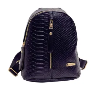 Leather Backpack Girl Travel Packs Double Shoulder Zipper Back Packs Students Girl Backpack School