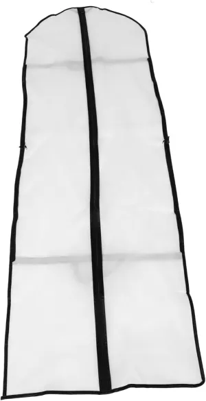 LIFKOME Dress Storage Bag Set 2pcs Reusable Zipper Covers for Wedding Dresses Coats and Gowns Easy to Use