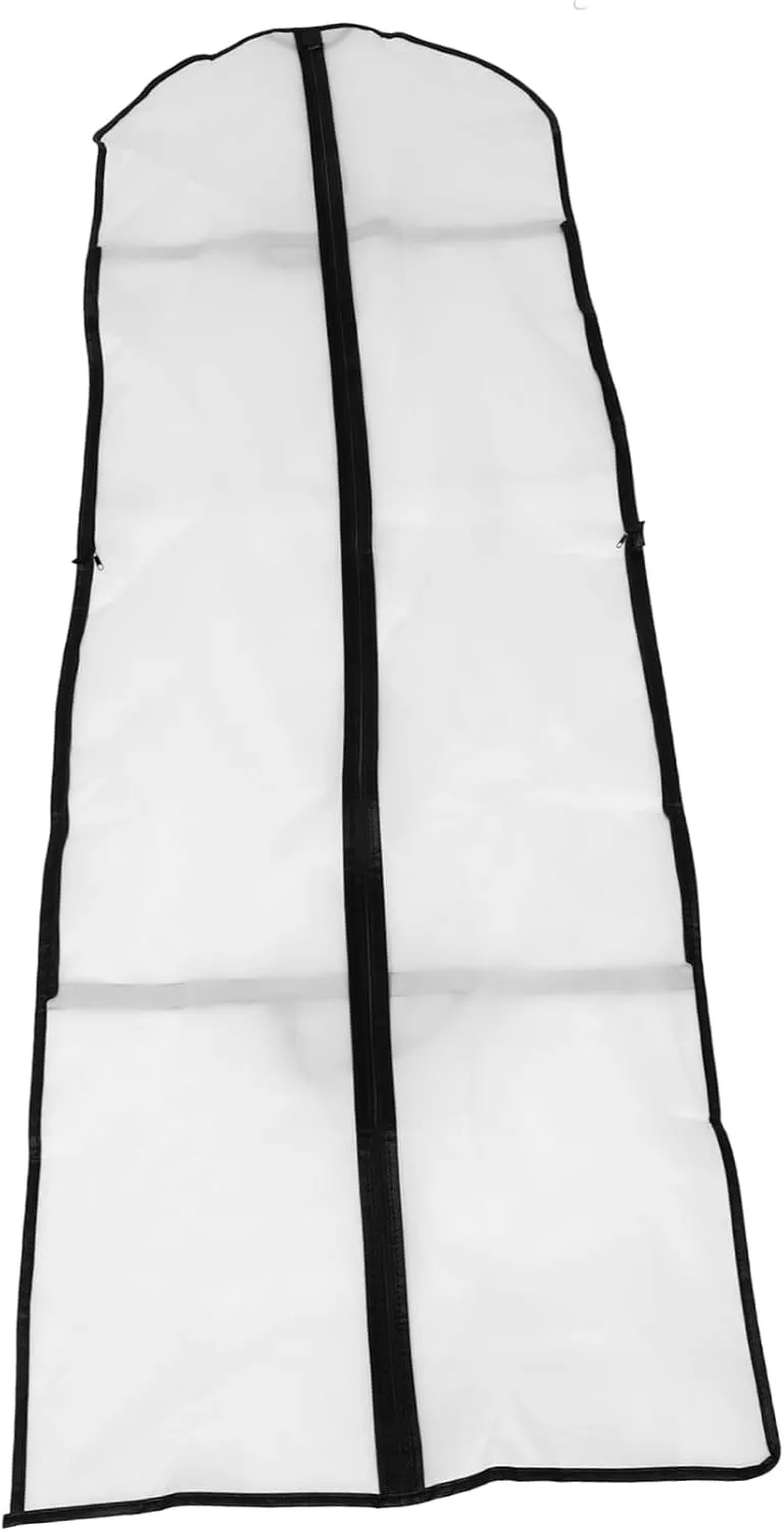 LIFKOME Dress Storage Bag Set 2pcs Reusable Zipper Covers for Wedding Dresses Coats and Gowns Easy to Use
