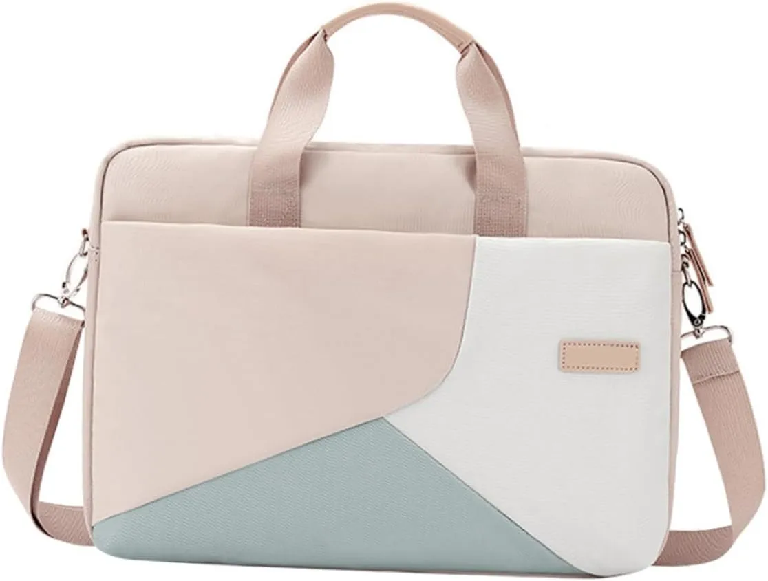 Lightweight Business Briefcase with Shoulder Straps Tote for Work School and Travel Versatile Design Three Colors