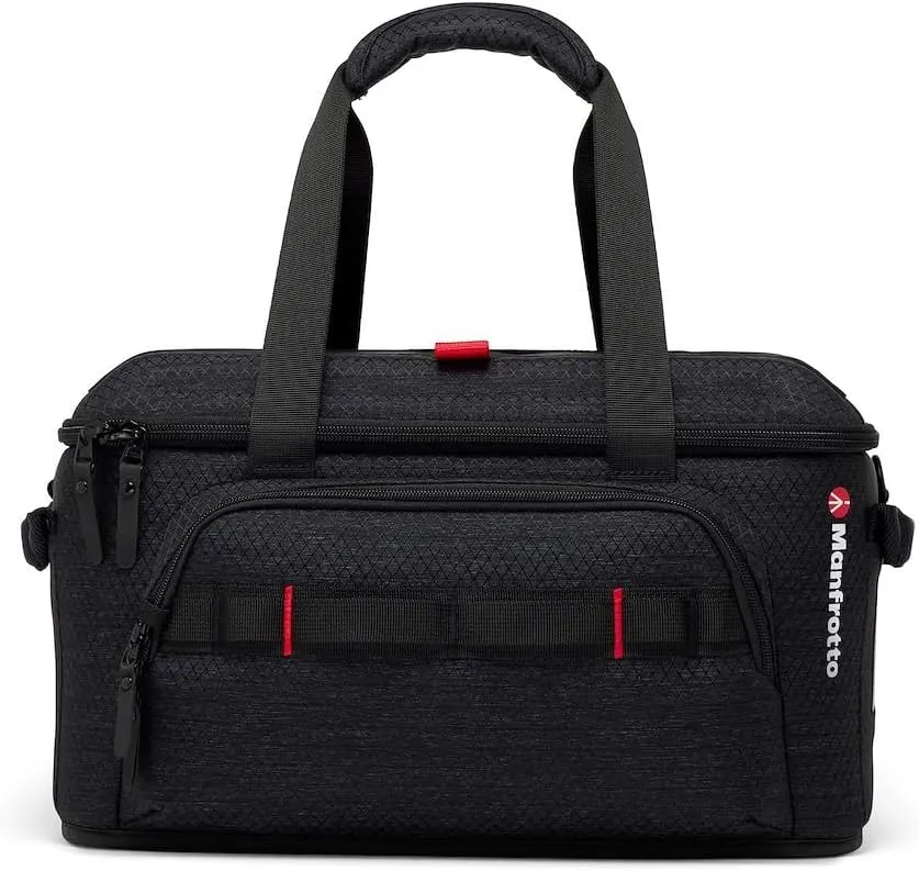 Manfrotto Pro Light Cineloader Small, Shoulder Bag, Camcorder & Cinema Bag, Padded Camera Case, Professional Video Dedicated Features, Top Access, Camera Storage, Dark Grey, Size Small