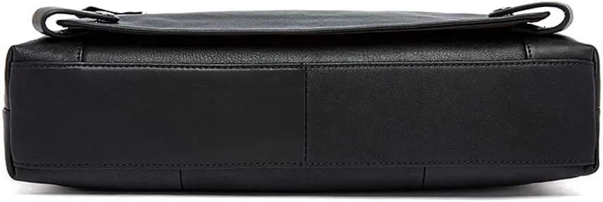 Men's Classic 15" Men's Handmade Leather Briefcase Laptop Bag Messenger Shoulder Bag