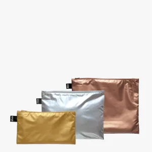 Metallic Zip Pockets