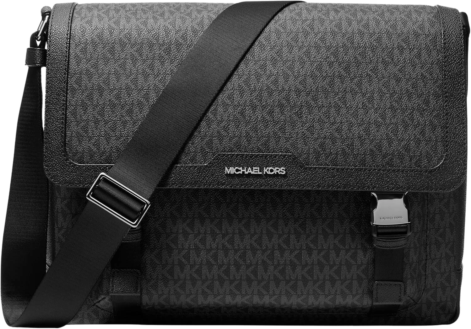 Michael Kors Malone Signature Logo Cargo Messenger Bag