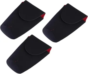 NUOBESTY 3pcs Camera Lens Pouch Neoprene Lens Bags for Shock Protection for Professional and Hobbyist Photographers present Choice for Photography Lovers