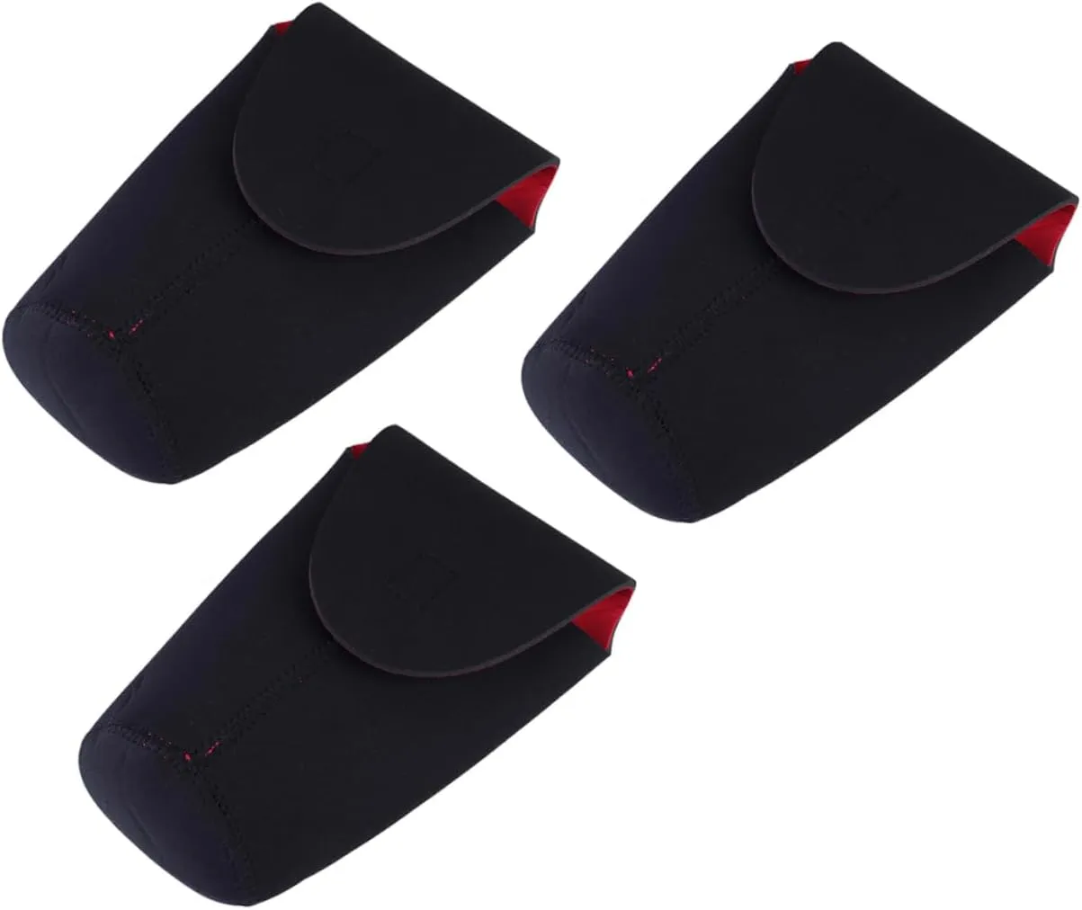 NUOBESTY 3pcs Camera Lens Pouch Neoprene Lens Bags for Shock Protection for Professional and Hobbyist Photographers present Choice for Photography Lovers