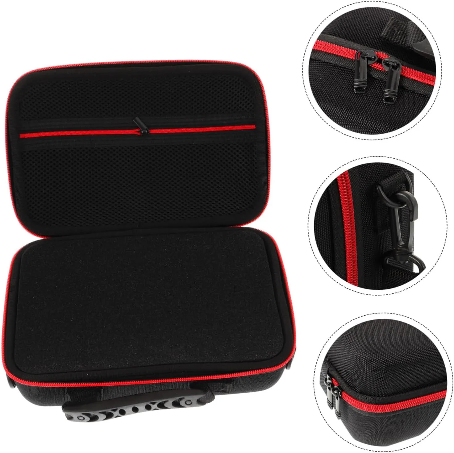 NUOBESTY Compact Small Camera Bag with Sponge for Travel Storage Pouch for Digital Devices and Accessories for Outdoor Activities and Organizing Gear