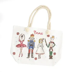 Nutcracker Printed Canvas Tote