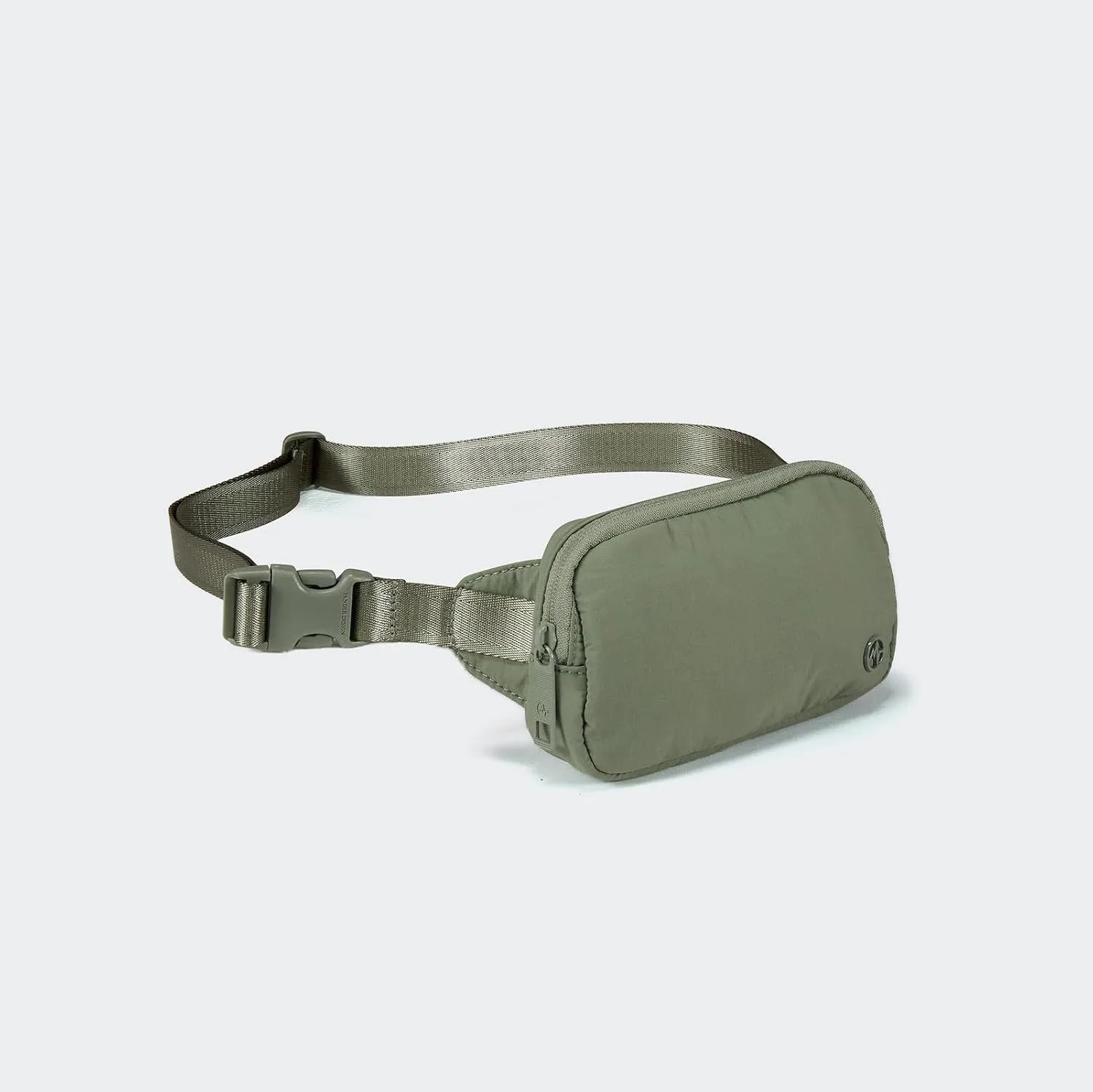 Pander Mini Belt Bag  Ultra Compact, Fits 6.7 Phone, Lipstick, Earbuds, Essentials, Small Crossbody Waist Purse, Grey Sage