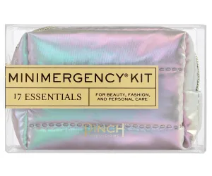 Pinch Provisions Pastel Puffer Minimergency Kit, Includes 17 Travel-Sized Cosmetic Essentials, Convenient for Purses, Emergency Beauty Accessories, Gifts for Holidays & Birthdays, Aura