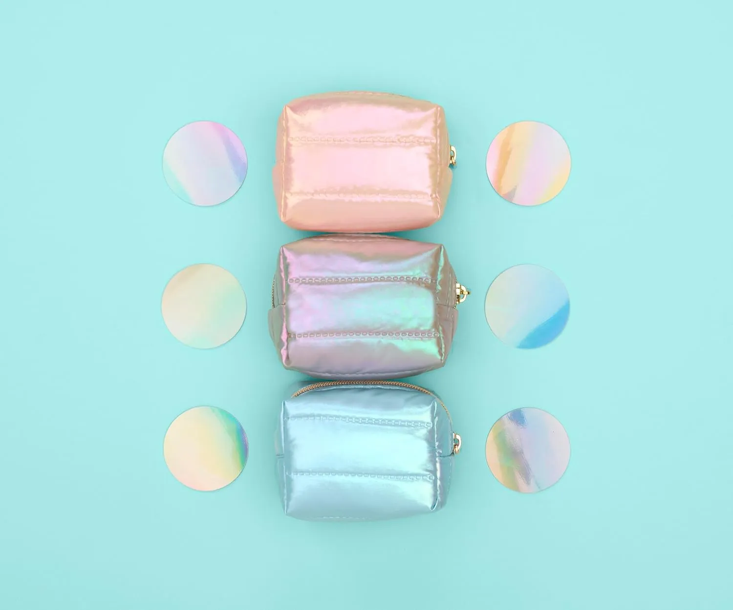 Pinch Provisions Pastel Puffer Minimergency Kit, Includes 17 Travel-Sized Cosmetic Essentials, Convenient for Purses, Emergency Beauty Accessories, Gifts for Holidays & Birthdays, Aura