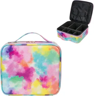 Professional Makeup Bag Travel Make Up Cosmetic Bags Organizer and Storage for Women Waterproof Large Train Case Pink Portable Beauty Box for Travelling