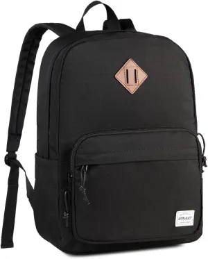 RAVUO School Backpack, Lightweight Classic Bookbag Casual Daypack for Men Women