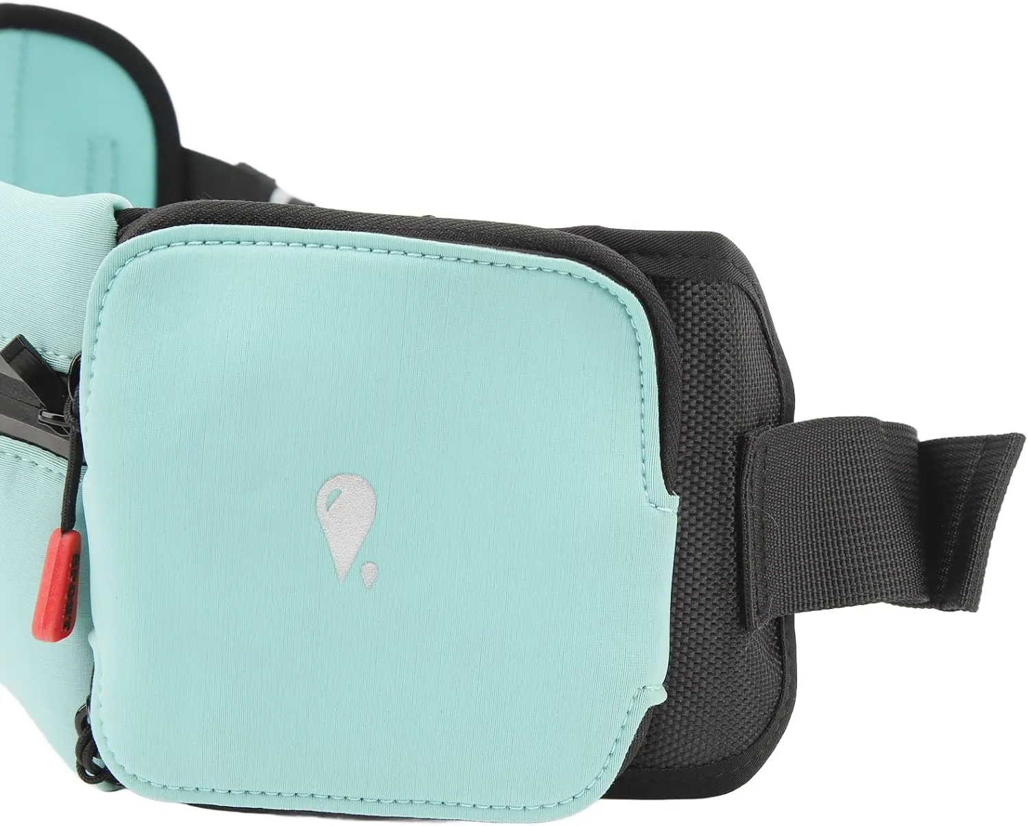 Running Waist Belt Hydration Belt with Water Bottle Holder & Running Pouch Belt, Great for Hiking and Fitness Compact and Convenient Running Waist Pack and Bag (Sky Blue)
