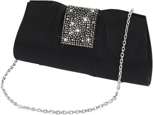 Satin Evening Clutch Purses for Women Formal Wedding Party Handbag Simple Classic Bags