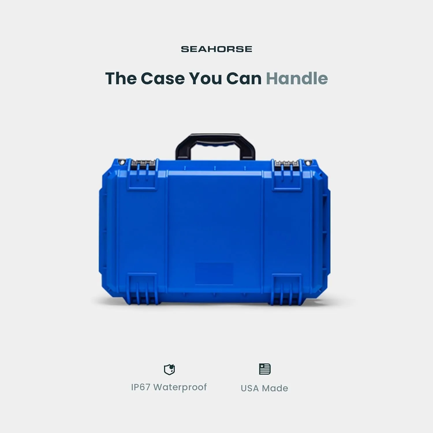 Seahorse 830 Professional Camera Protective Hard Case with Padded Dividers - TSA Approved/Mil Spec / IP67 Waterproof/USA Made for Professional Photographers Camera Enthusiasts