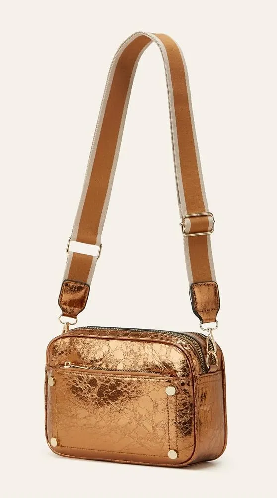Shiny Leather Bags for Women on Trend Shoulder Bag Crossbody Bag Satchel Versatile Purses for Work Travel 2024