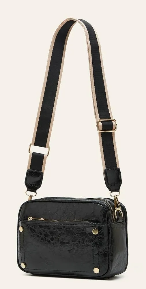 Shiny Leather Bags for Women on Trend Shoulder Bag Crossbody Bag Satchel Versatile Purses for Work Travel 2024