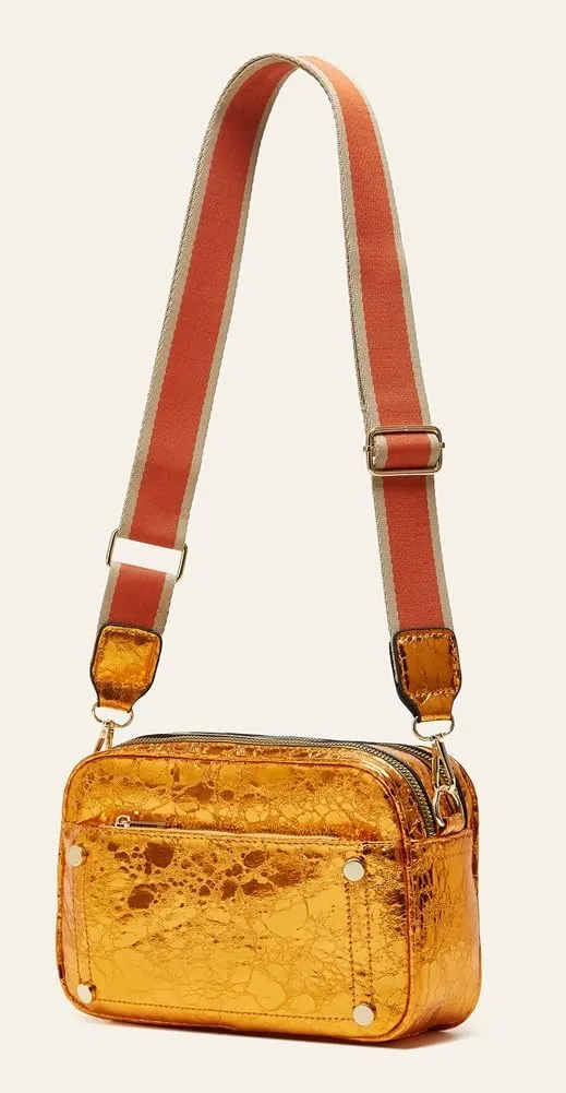 Shiny Leather Bags for Women on Trend Shoulder Bag Crossbody Bag Satchel Versatile Purses for Work Travel 2024