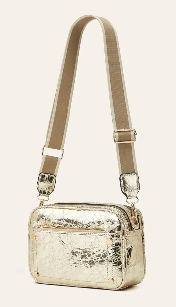 Shiny Leather Bags for Women on Trend Shoulder Bag Crossbody Bag Satchel Versatile Purses for Work Travel 2024