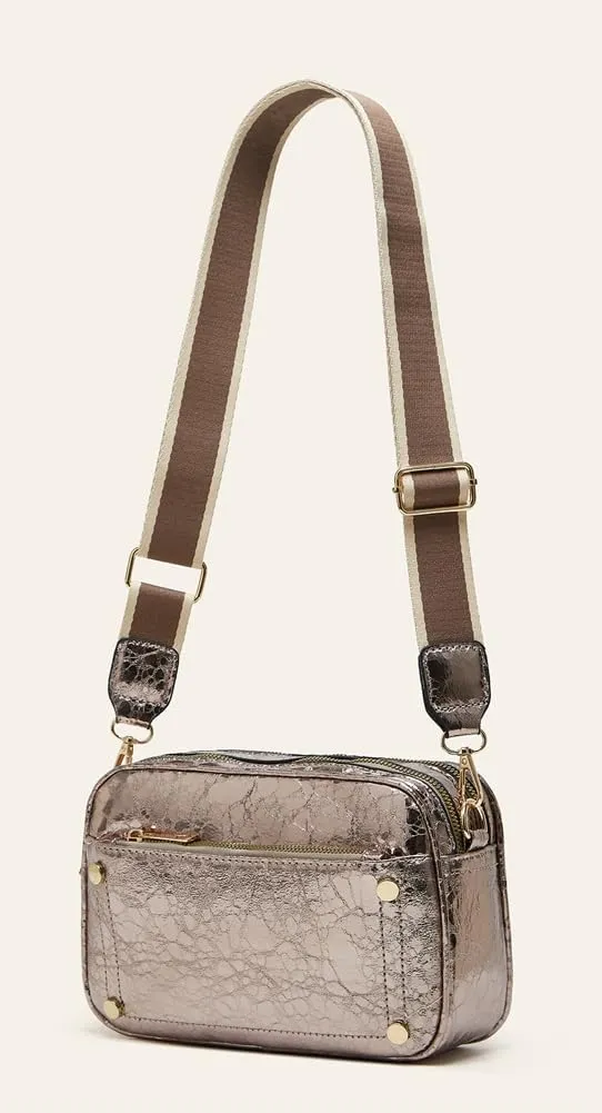 Shiny Leather Bags for Women on Trend Shoulder Bag Crossbody Bag Satchel Versatile Purses for Work Travel 2024