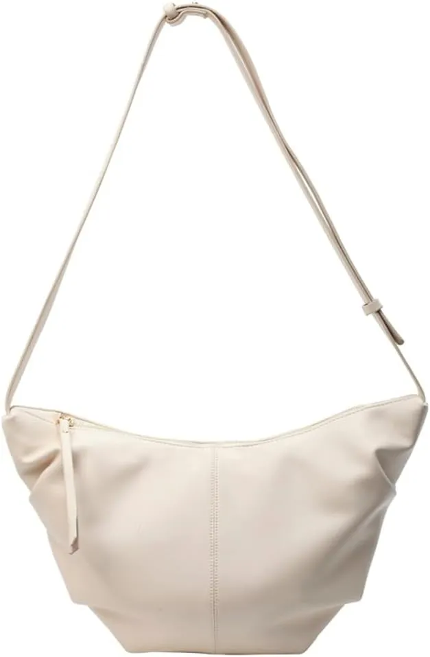 Shoulder Bag for Women Retro Crossbody Bags Y2K Trendy Purse Vegan Leather Hobo Handbags Removable Strap