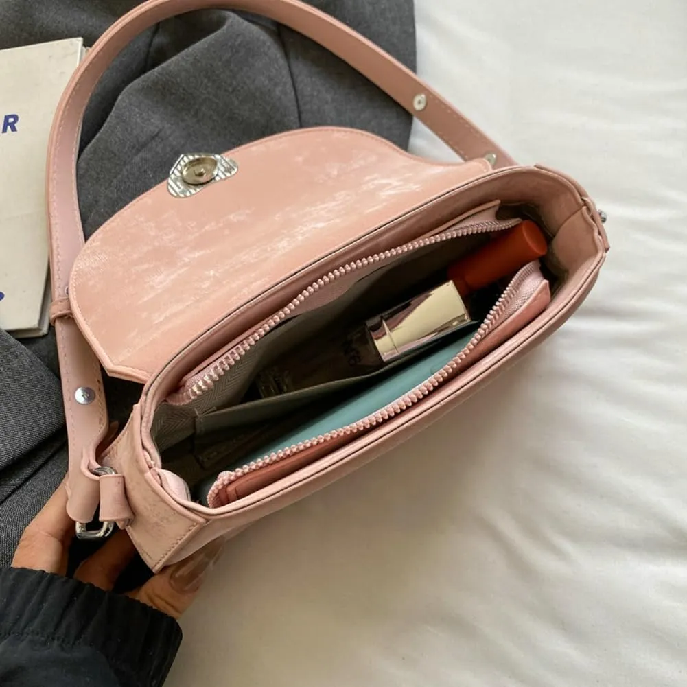 Shoulder Bag for Women Trendy Hobo Bags PU Leather Tote Bags Purse Small Crossbody Bag Handbag
