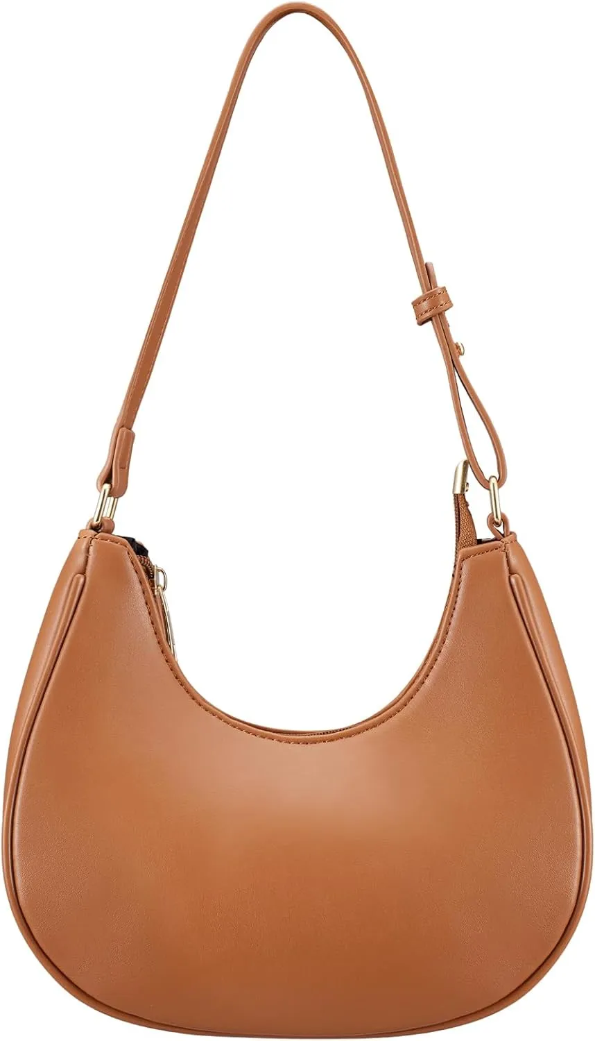 Shoulder Bags for Women,Classic Cute Hobo Tote Handbag Mini Clutch Purse with Zipper Closure