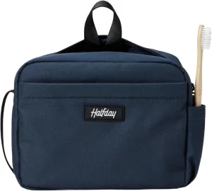 Sidecar Toiletry Kit  Compact Travel Dopp Kit with Waterproof Pouch, Mesh Pockets, Toothbrush Holder & Hanging Loop  Toiletry Bag Organizer for Men & Women  Marine