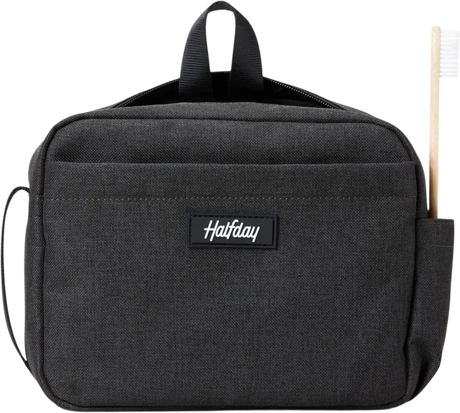 Sidecar Toiletry Kit  Compact Travel Dopp Kit with Waterproof Pouch, Mesh Pockets, Toothbrush Holder & Hanging Loop  Toiletry Bag Organizer for Men & Women  Shadow