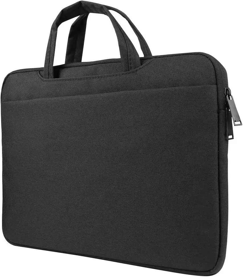 Slim Thin Lightweight 15.6 in Laptop Carrying Case Briefcase Bag for School, College, Professional Executives, Work Meetings
