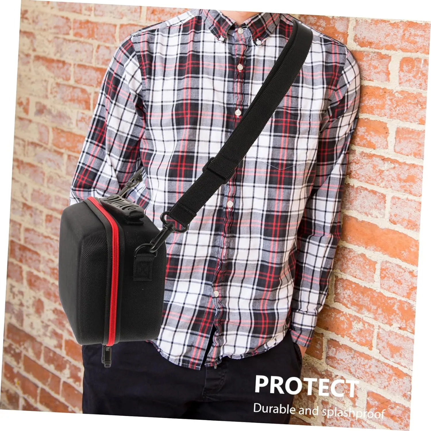 Small Camera Bag Compact DIY Digital Storage Pouch with Zipper Handle for Travel and Outdoor Activities Design for Easy Organization