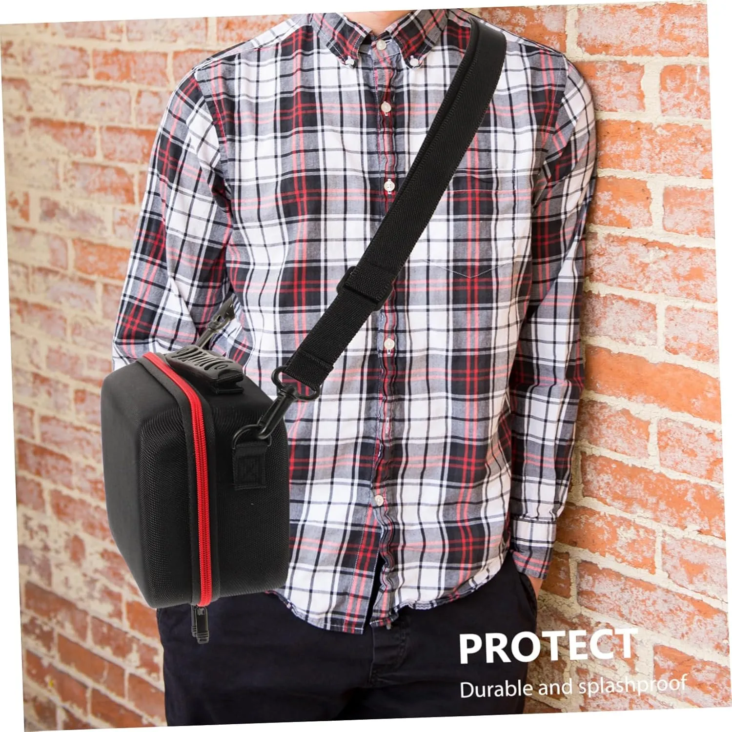 Small Camera Bag Hard Camera Case for Travel Compact Digital Storage Pouch with Cuttable Sponge Organized Portable Design for Go Use